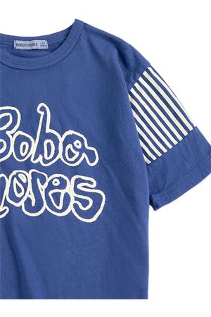 blue cotton t-shirt BOBO CHOSES KIDS | B126AC138.